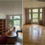 Wohnungsaufloesung-Berlin-Vorher-Nachher-Chefzimmer-mit-Schreibtisch-entsorgen