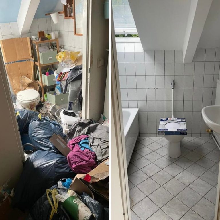 Messie-Wohnung-entrümpeln-berlin-wc messie wohnung entrümpelt und gereinigt vorher nachher foto - bad war nicht begehbar überall messie müll